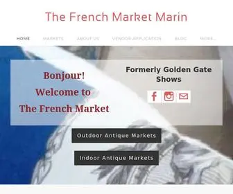 Thefrenchmarketmarin.com(The French Market Marin) Screenshot