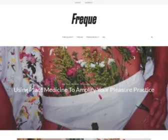 Thefreque.com(The Freque) Screenshot
