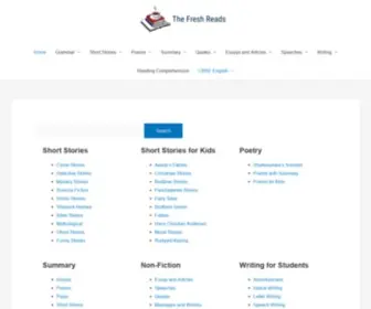 Thefreshreads.com(The Fresh Reads) Screenshot