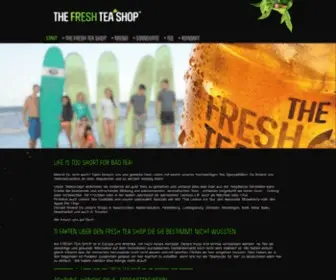 Thefreshteashop.com(The FRESH TEA SHOP) Screenshot