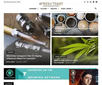 Thefreshtoast.com(The Fresh Toast) Screenshot