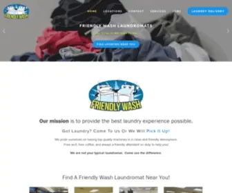 Thefriendlywash.com(Our mission) Screenshot