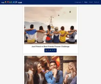 Thefriendquiz.com(THE FRIEND QUIZ) Screenshot