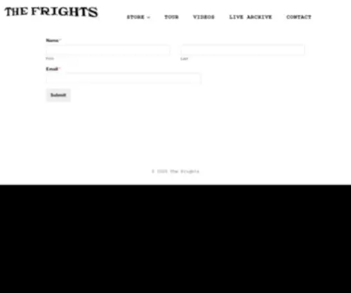 Thefrights.com(The Frights) Screenshot