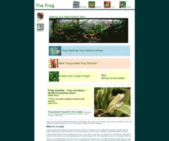 Thefrog.org(The frog) Screenshot