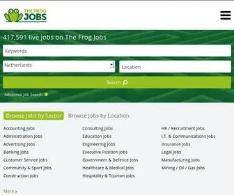 Thefrogjobs.com(The Frog Jobs) Screenshot