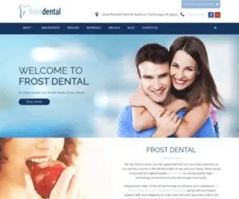 Thefrostdental.com(Family Cosmetic Dentist in Anchorage) Screenshot