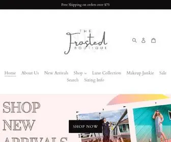 Thefrostedboutique.com(The Frosted Boutique) Screenshot