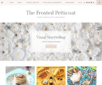 Thefrostedpetticoat.com(Content Creation & Social Media Strategy) Screenshot