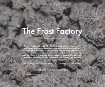 Thefrostfactory.com(The Frost Factory) Screenshot