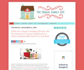 Thefrugalfamilylife.com(The Frugal Family Life) Screenshot