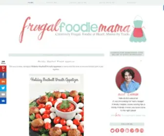 Thefrugalfoodiemama.com(Frugal Foodie Mama) Screenshot