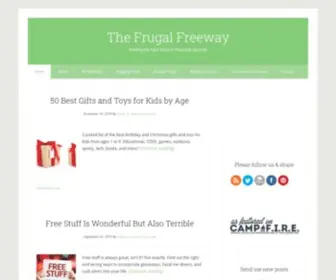 Thefrugalfreeway.com(The Frugal Freeway) Screenshot