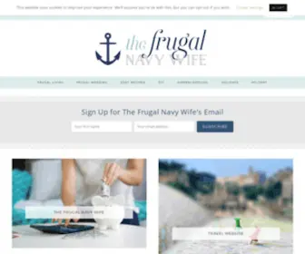 Thefrugalnavywife.com(Frugal Living) Screenshot