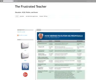Thefrustratedteacher.com(The Frustrated Teacher) Screenshot