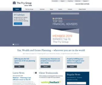 Thefrygroup.co.uk(Tax, Wealth & Estates, Financial Planning) Screenshot