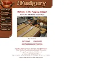 Thefudgery.ca(Wholesale Fudge & candy Products) Screenshot