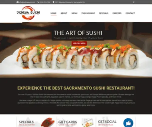 Thefugulounge.com(Sacramento Sushi Restaurant) Screenshot