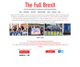 Thefullbrexit.com(The Full Brexit) Screenshot