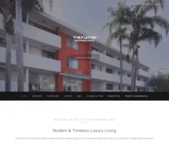 Thefultonapartments.com(The Fulton Sherman Oaks) Screenshot