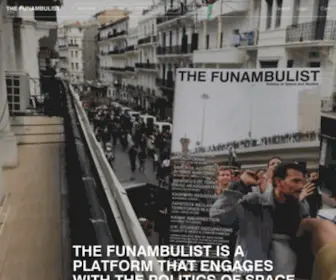 Thefunambulist.net(THE FUNAMBULIST MAGAZINE) Screenshot