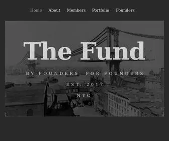 Thefund.vc(The Fund) Screenshot