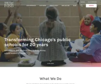 Thefundchicago.org(The Chicago Public Education Fund) Screenshot