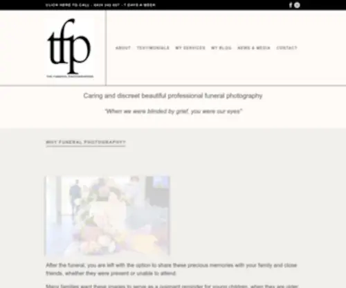 Thefuneralphotographer.com.au(Award winning photographer John Slaytor's funeral photography) Screenshot