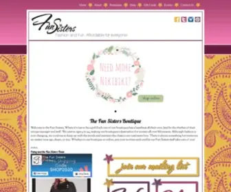 Thefunsisters.com(Women’s Boutique & Clothing Store in Minnesota) Screenshot