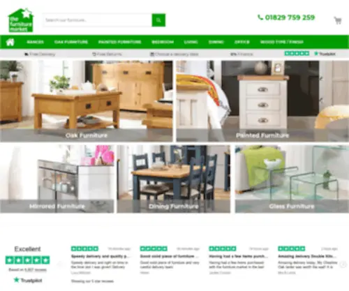 Thefurnituremarket.com(Oak Furniture) Screenshot