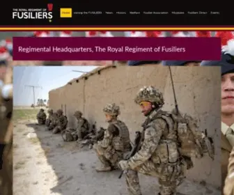 Thefusiliers.org(THE FUSILIERS) Screenshot