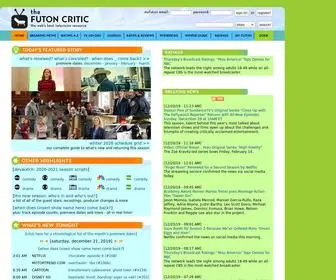 Thefutoncritic.com(The Web's Best Television Resource) Screenshot