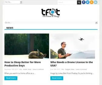 Thefutureofthings.com(Science and technology e) Screenshot