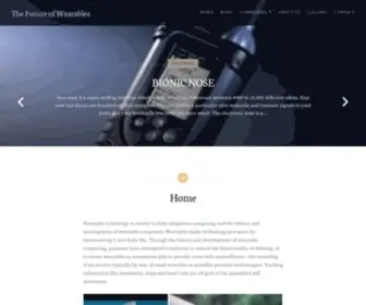 Thefuturewearables.com(Wearable technology) Screenshot