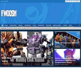 Thefwoosh.com(Your Home for Toy News and Action Figure Discussion) Screenshot