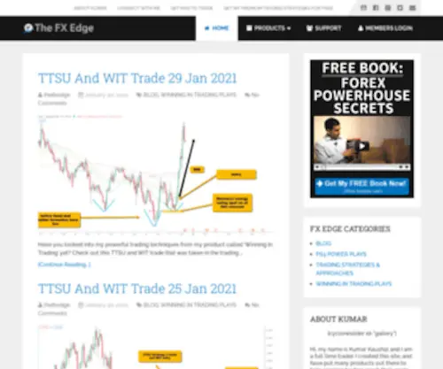 ThefXedge.com(Top Forex Trading Strategies For Free & Forex Trading Online) Screenshot