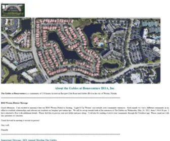 Thegableshoa.org(The Gables at Bonaventure HOA) Screenshot