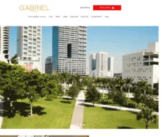 Thegabrielmiami.com(The Gabriel Hotel Miami) Screenshot