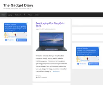 Thegadgetdiary.com(The Gadget Diary) Screenshot