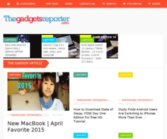 Thegadgetsreporter.com(Android) Screenshot