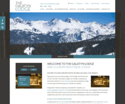 Thegalatynlodge.com(The Galatyn Lodge) Screenshot