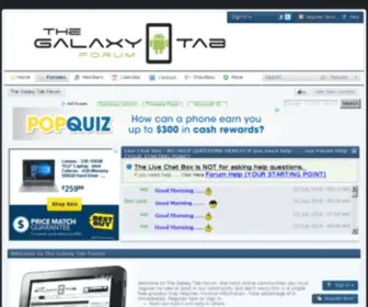 Thegalaxytabforum.com(Galaxy Tab forum) Screenshot