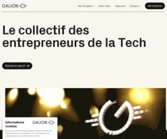 Thegalionproject.com(Le collectif des entrepreneurs de la Tech) Screenshot