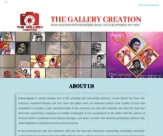 Thegallerycreation.com(THE GALLERY CREATION) Screenshot