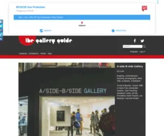 Thegalleryguide.co.uk(The Gallery Guide) Screenshot