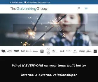 Thegalvanizinggroup.com(Business Relationship Building Programs) Screenshot