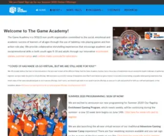 Thegameacademy.org(The Game Academy) Screenshot