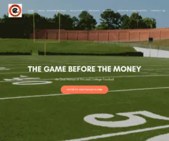 Thegamebeforethemoney.com(The Game Before the Money) Screenshot