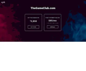 Thegameclub.com(TheGameClub) Screenshot