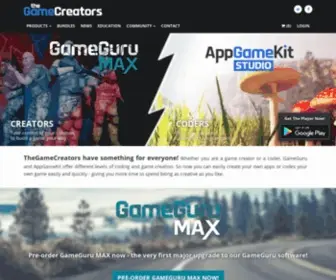 Thegamecreators.com(Thegamecreators) Screenshot